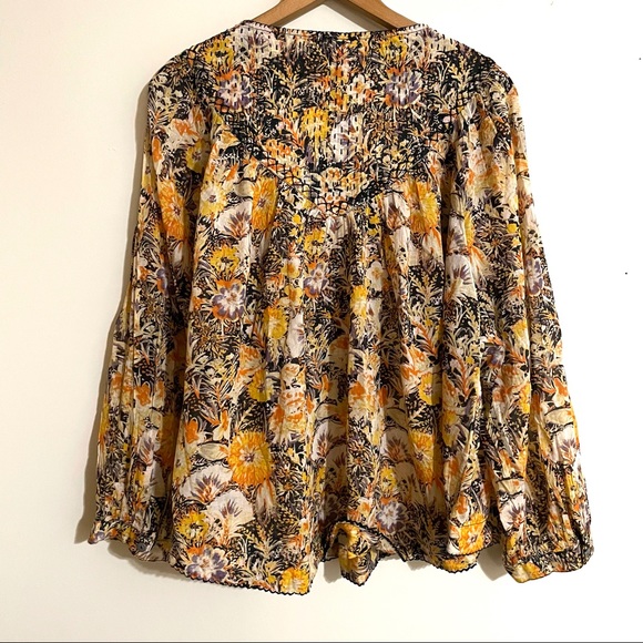 Free People Cool Meadow Printed Top - Picture 7 of 9